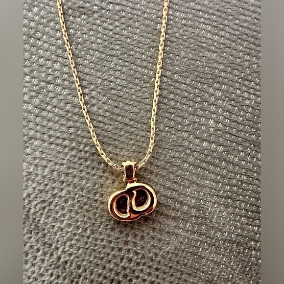 Dior Necklace CD Logo Gold authentic - Picture 1 of 2